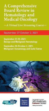 A Comprehensive Board Review in Hematology and Medical Oncology Banner